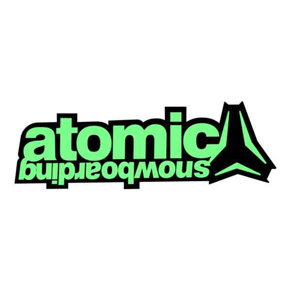 Atomic snowboarding Logo PNG Vector
