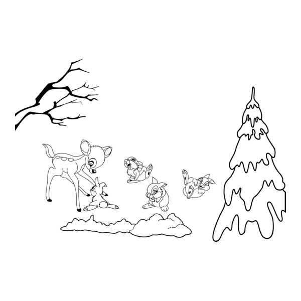 Bambi Logo PNG Vector