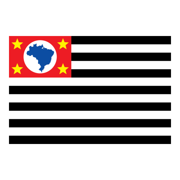 Bandeira Estado de São Paulo Medidas Oficiais Logo PNG Vector