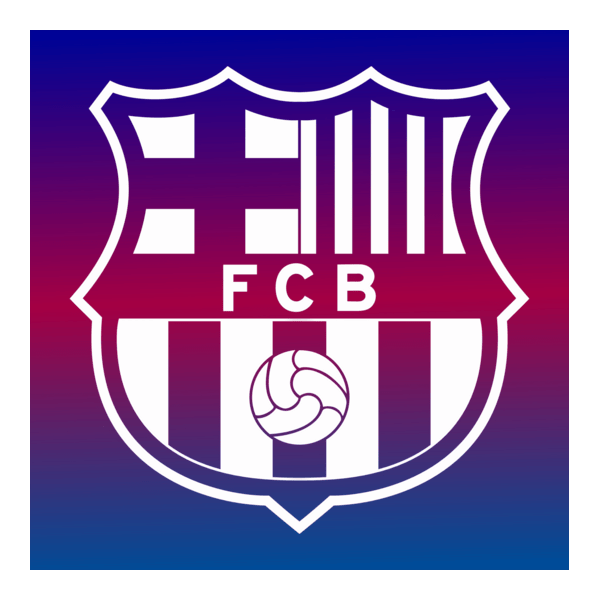 BARCELONA FC NEGATIVO Logo PNG Vector