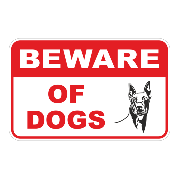 beware of dog Logo PNG Vector