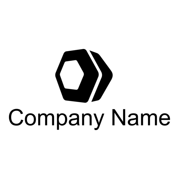 BLACK HEXAGON Logo PNG Vector