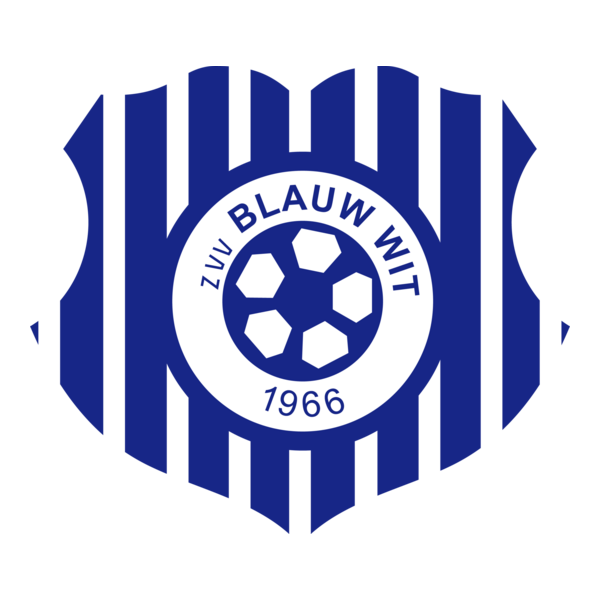 Blauw Wit 66 Holten Logo PNG Vector