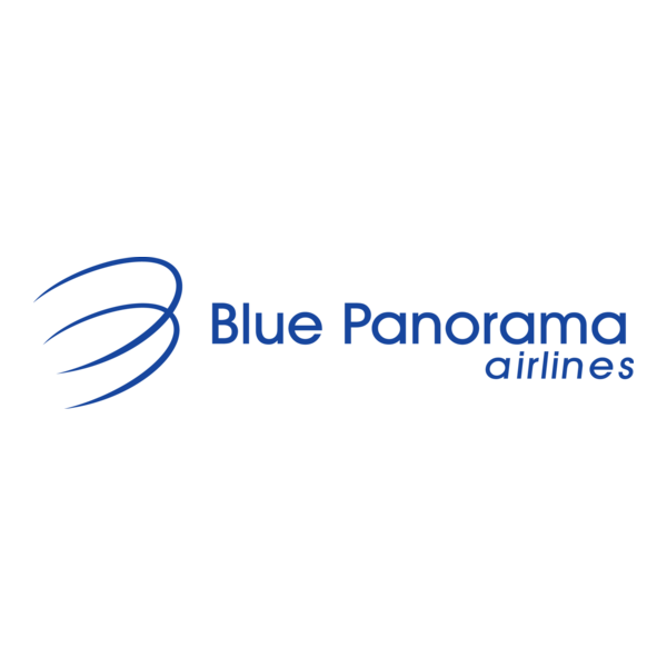 Blue Panorama Airlines Logo PNG Vector