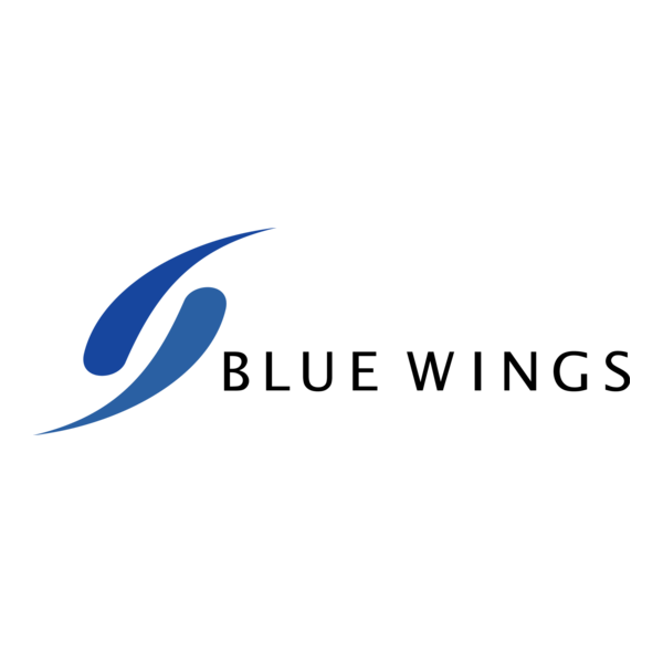Blue Wings Logo PNG Vector