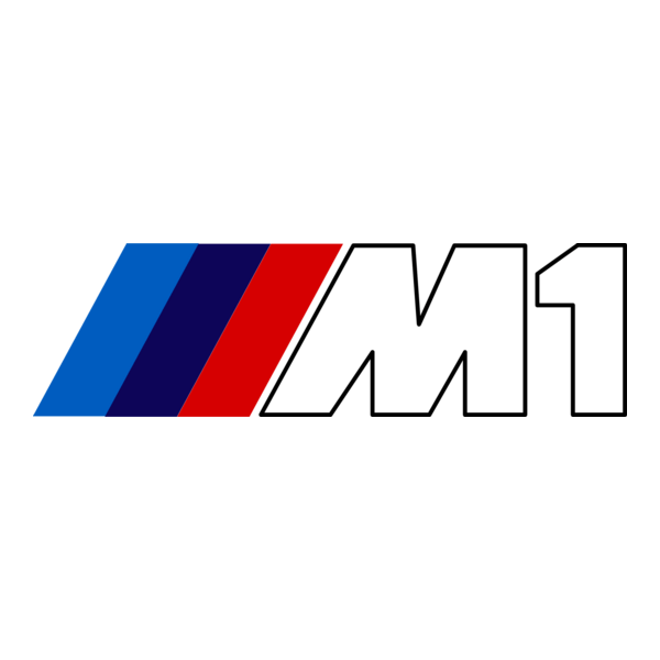BMW M1 Logo PNG Vector