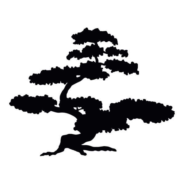 Bonsai Logo PNG Vector