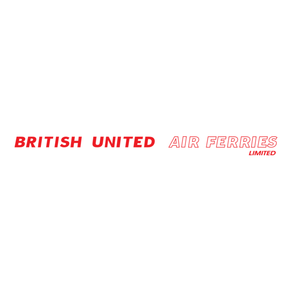 British United Air Ferries Logo PNG Vector