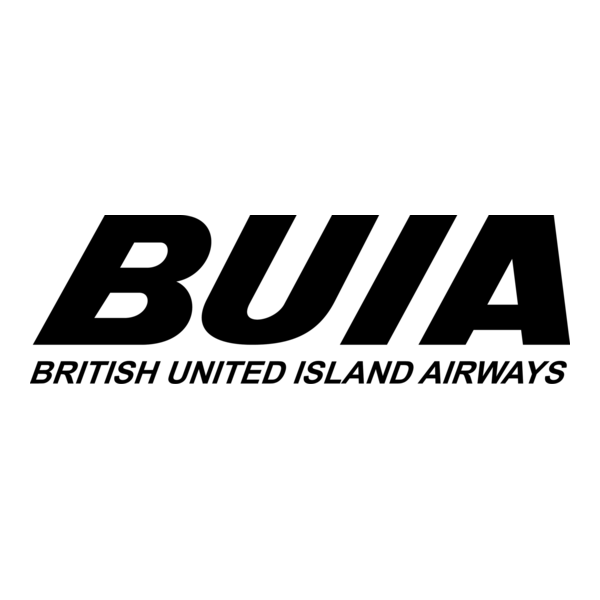 British United Island Airways Logo PNG Vector