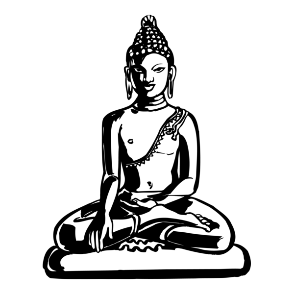 Buddha Logo PNG Vector