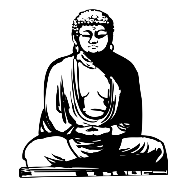 Buddha Logo PNG Vector