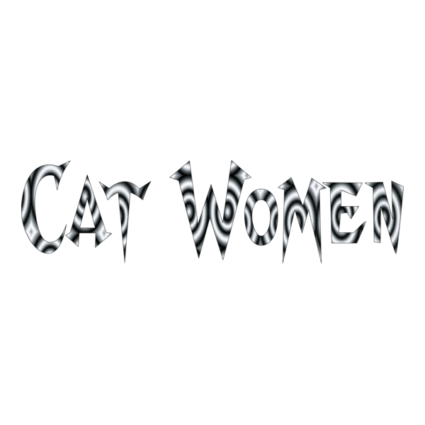 Cat woman Logo PNG Vector