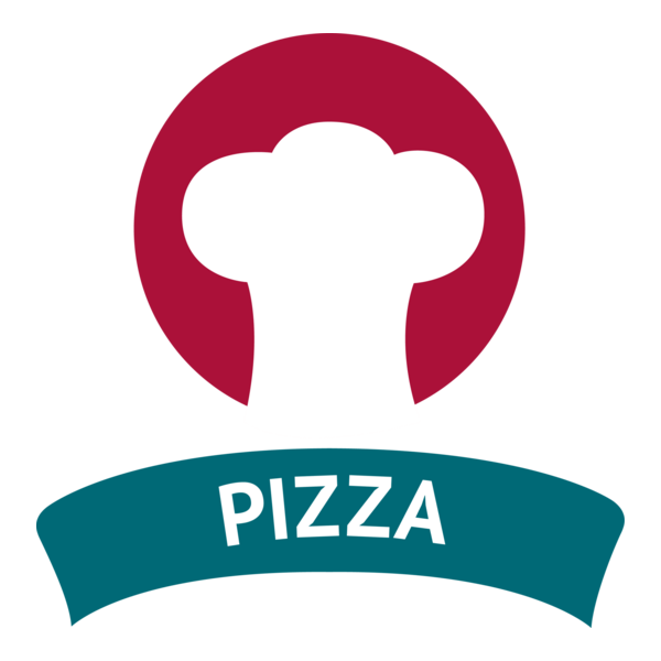Chef Hat Pizza Logo PNG Vector
