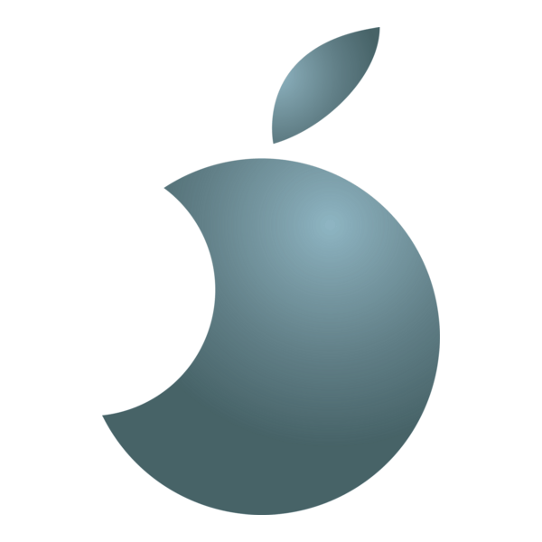 Circle Apple Logo PNG Vector