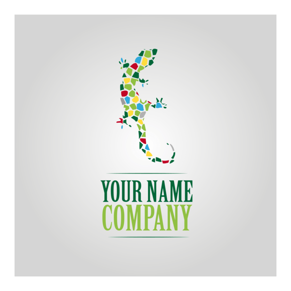 Colors gecko Logo PNG Vector