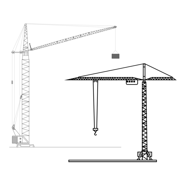 Crane Logo PNG Vector