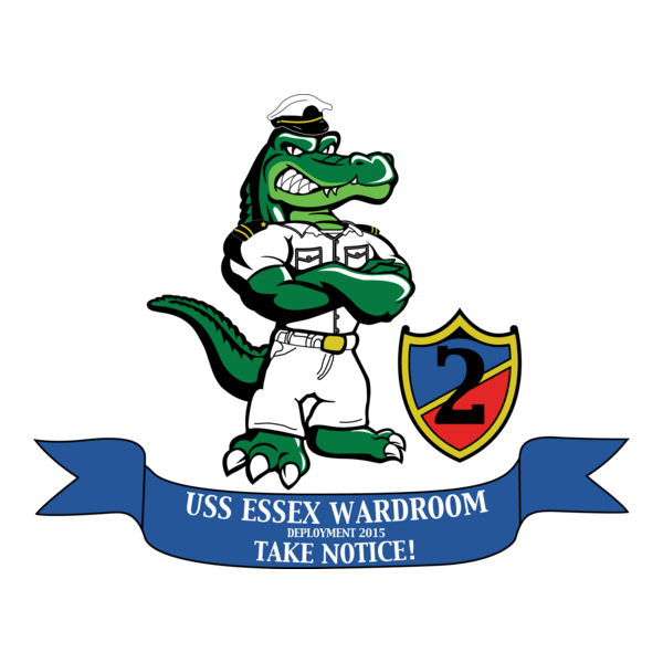 Crocodile Police Logo PNG Vector