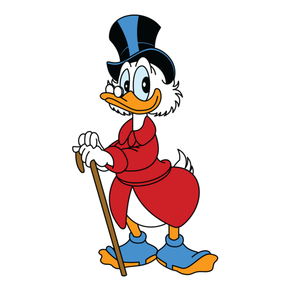 Dagobert Duck Logo PNG Vector