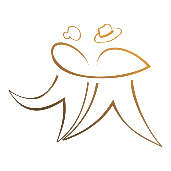 Dancing Couple Logo PNG Vector