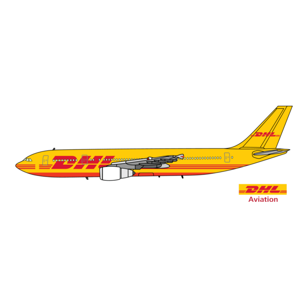 DHL Aviation worldwide Logo PNG Vector