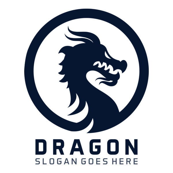 Dragon Logo PNG Vector