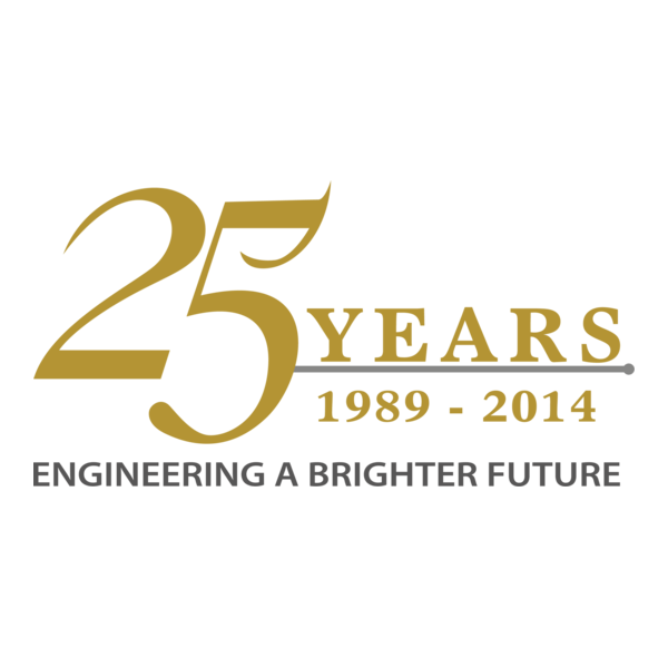 Engineering a Brighter Future 25 years Logo PNG Vector