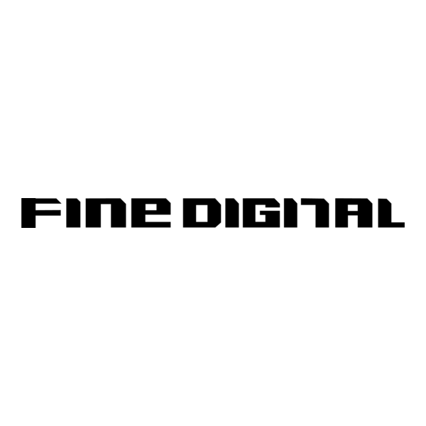 Fine Digital Logo PNG Vector