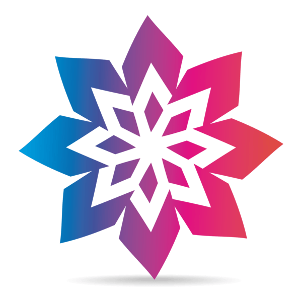 FLORAL GRAPHIC SHAPE Logo PNG Vector