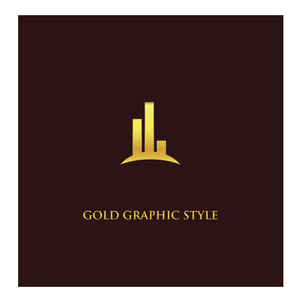 Gold Graphic Logo PNG Vector