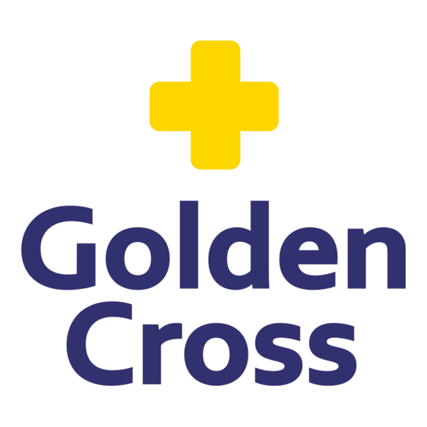 Golden Cross Logo PNG Vector
