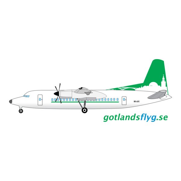 Gotlandsflyg Logo PNG Vector