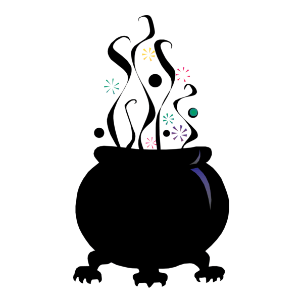 Halloween cookpot Logo PNG Vector