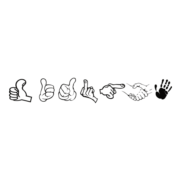 Hand Logo PNG Vector