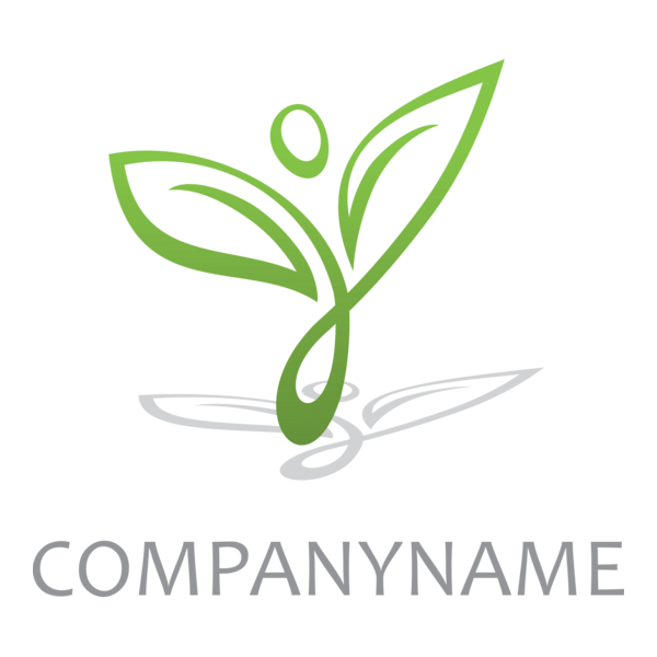 Happy Plant Logo PNG Vector