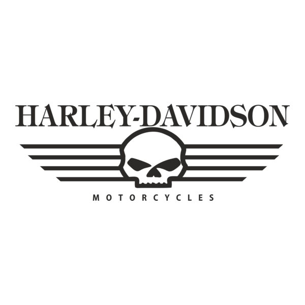 Harley Davidson Skull Logo PNG Vector