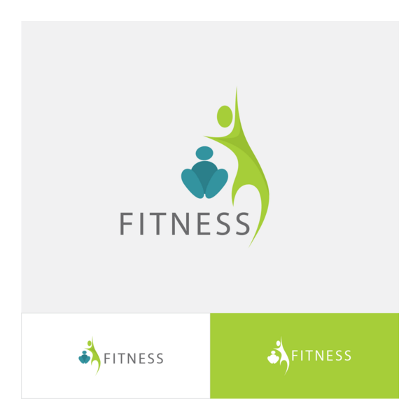 Health Care and Fitness Logo PNG Vector