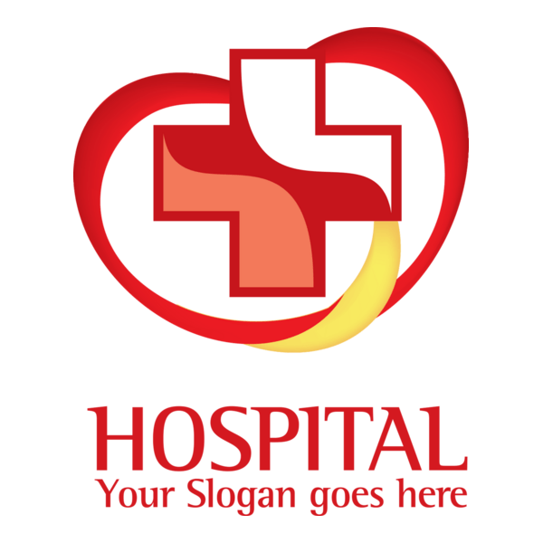 Heart Care Hospital Logo PNG Vector