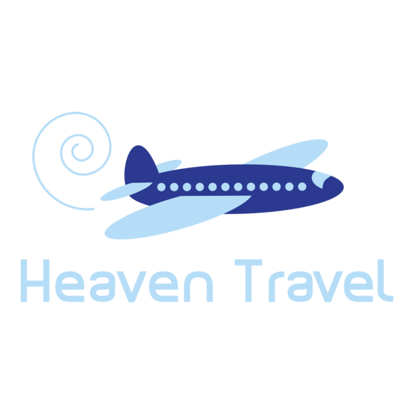 Heaven Travel Funky Logo PNG Vector