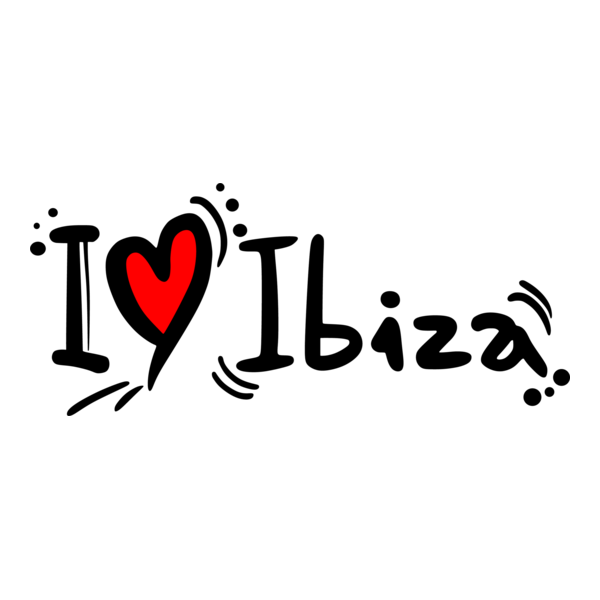 I love Ibiza Logo PNG Vector