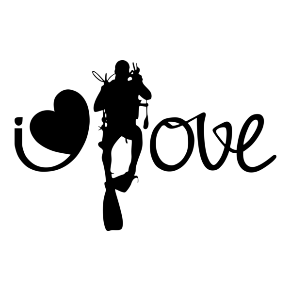 I Love the Sea Logo PNG Vector