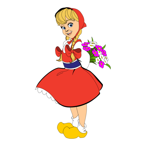 Little Red Riding Hood Logo PNG Vector