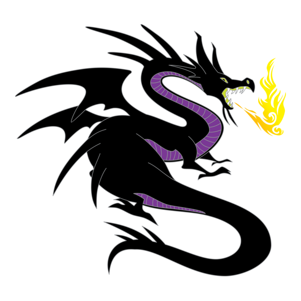 Maleficent dragon Logo PNG Vector