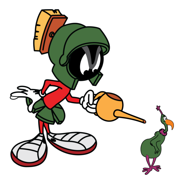 Marvin the Martian Logo PNG Vector