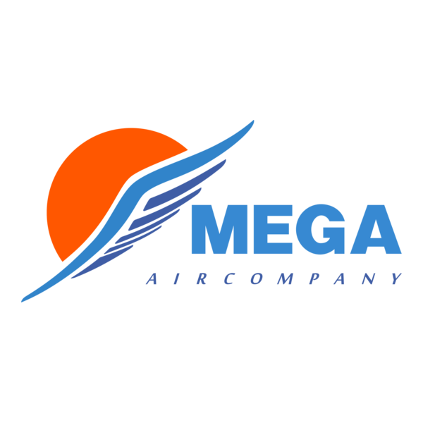 MEGA air company Logo PNG Vector