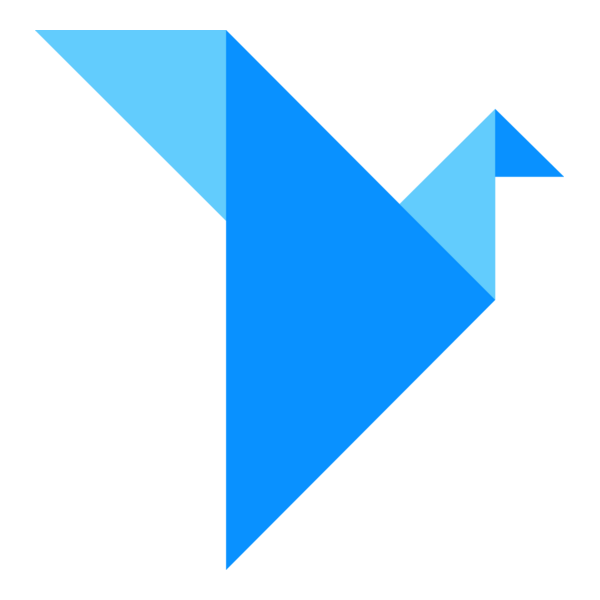 Origami Logo PNG Vector