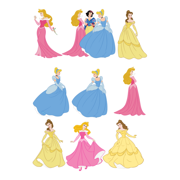 Princesses Logo PNG Vector