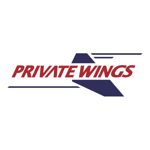 Private Wings Flugcharter Logo PNG Vector