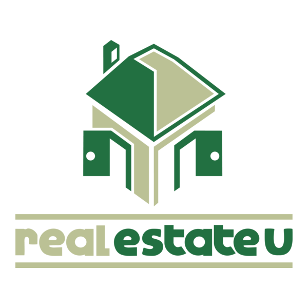 Real Estate U Logo PNG Vector