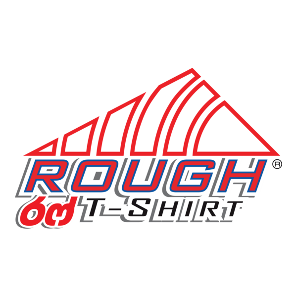 Rough T-Shirt Logo PNG Vector