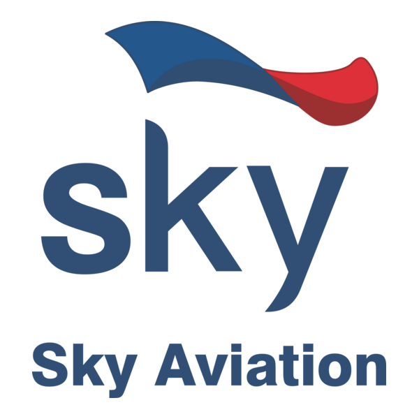 Sky Aviation Logo PNG Vector